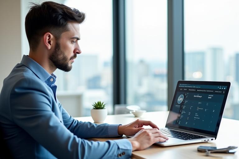 Professionnel organisant un emploi du temps avec des éléments de méditation